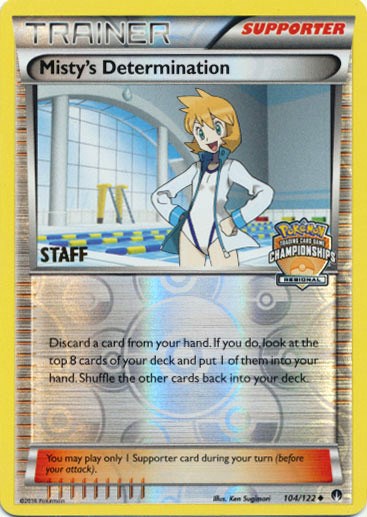 Misty's Determination (104/122) (Regional Championship Promo Staff) [XY: BREAKpoint] | Card Merchant Takapuna