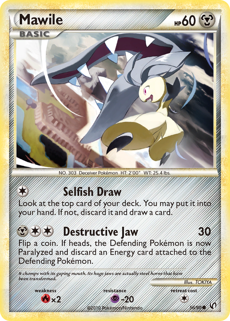 Mawile (56/90) [HeartGold & SoulSilver: Undaunted] | Card Merchant Takapuna