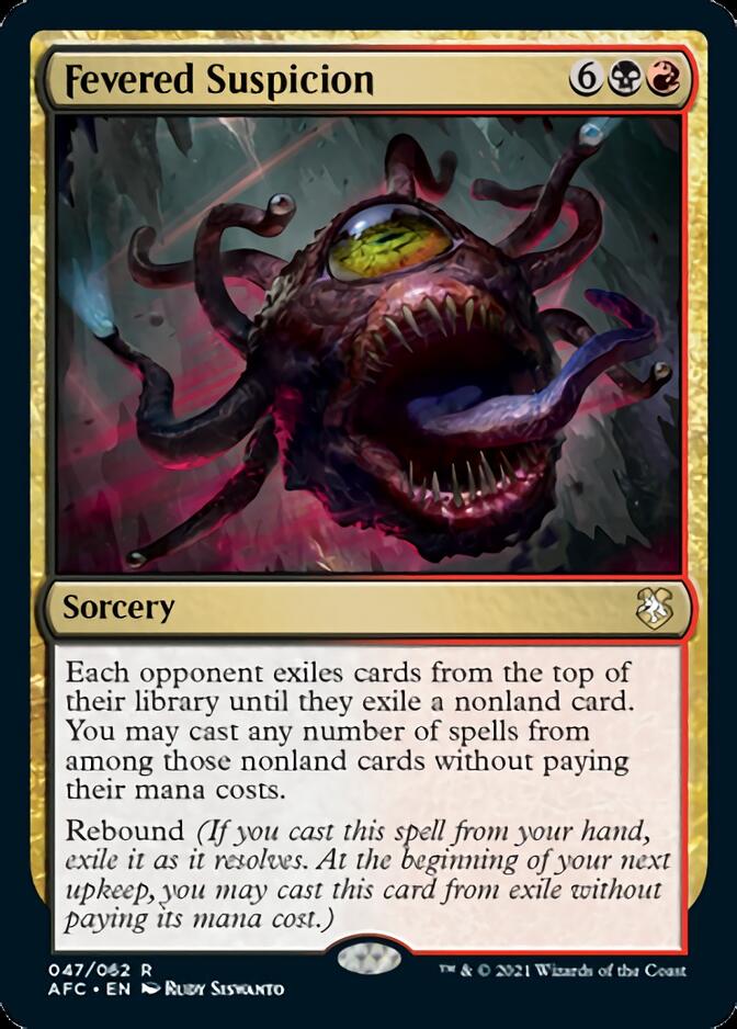 Fevered Suspicion [Dungeons & Dragons: Adventures in the Forgotten Realms Commander] | Card Merchant Takapuna