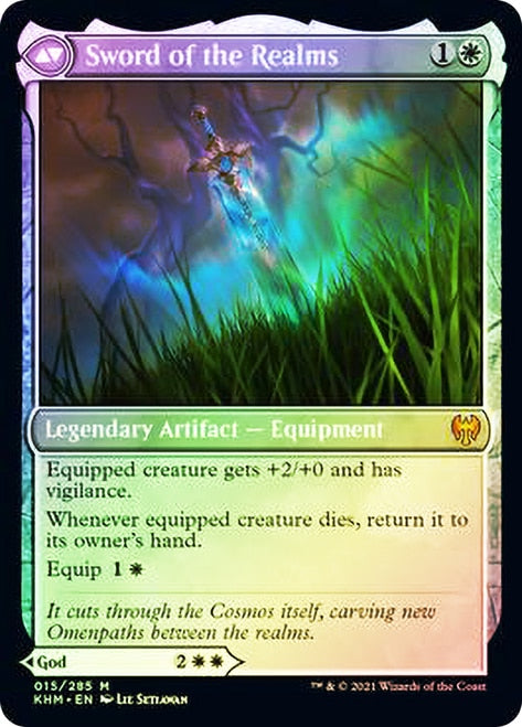 Halvar, God of Battle // Sword of the Realms [Kaldheim Prerelease Promos] | Card Merchant Takapuna
