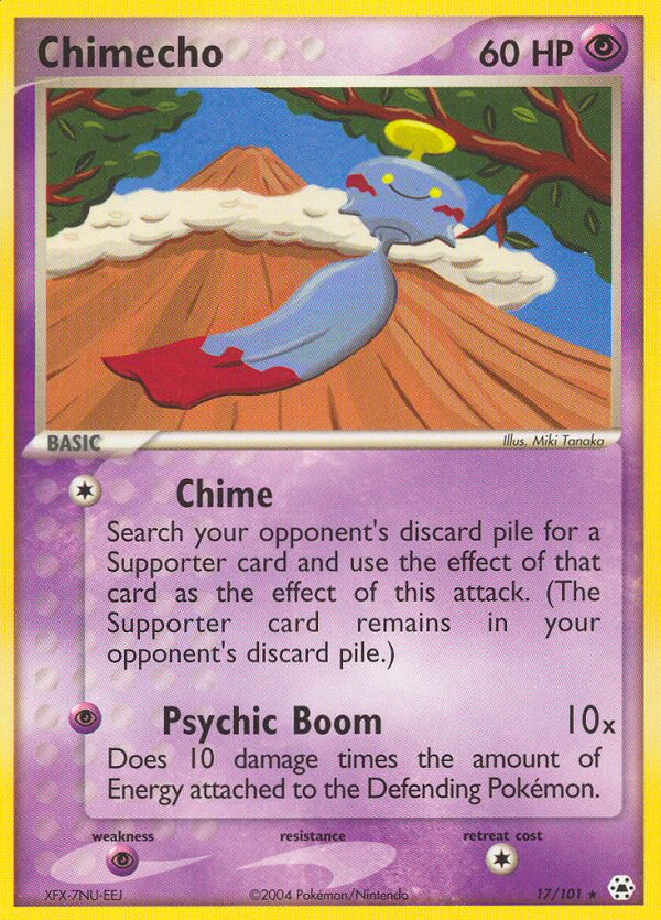 Chimecho (17/101) [EX: Hidden Legends] | Card Merchant Takapuna