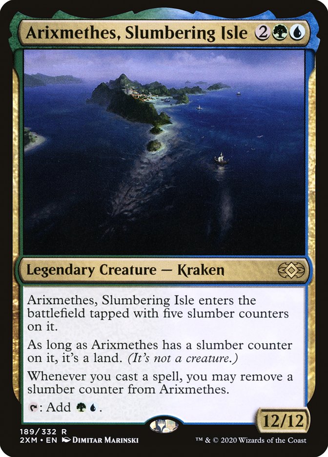 Arixmethes, Slumbering Isle [Double Masters] | Card Merchant Takapuna