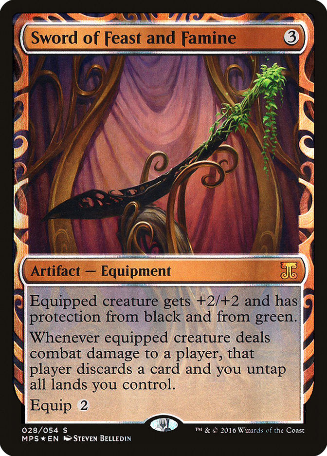 Sword of Feast and Famine [Kaladesh Inventions] | Card Merchant Takapuna