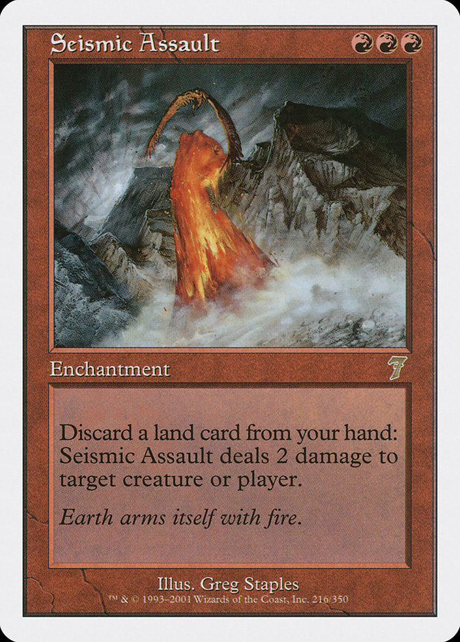 Seismic Assault [Seventh Edition] | Card Merchant Takapuna