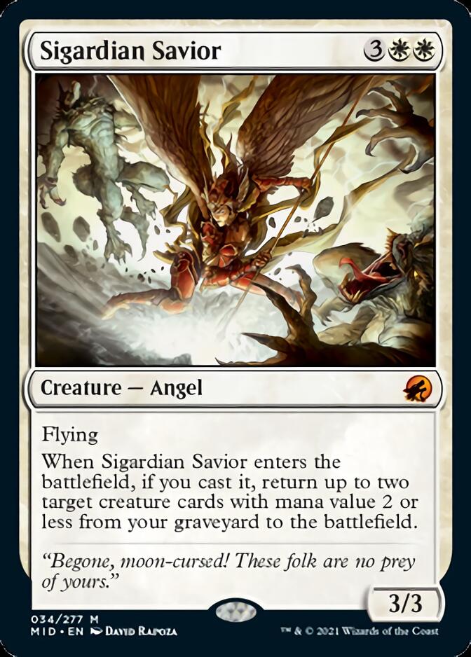 Sigardian Savior [Innistrad: Midnight Hunt] | Card Merchant Takapuna