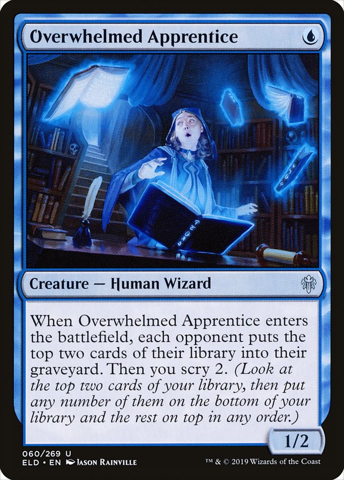 Overwhelmed Apprentice [Throne of Eldraine] | Card Merchant Takapuna