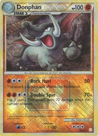 Donphan (40/123) (League Promo) [HeartGold & SoulSilver: Base Set] | Card Merchant Takapuna