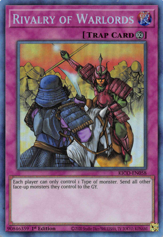 Rivalry of Warlords (Collector's Rare) [KICO-EN058] Collector's Rare | Card Merchant Takapuna