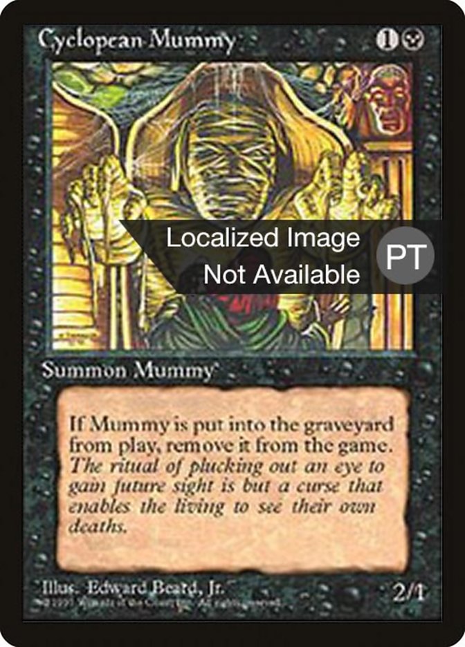 Cyclopean Mummy [Fourth Edition (Foreign Black Border)] | Card Merchant Takapuna