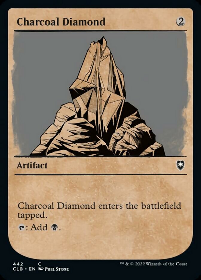 Charcoal Diamond (Showcase) [Commander Legends: Battle for Baldur's Gate] | Card Merchant Takapuna