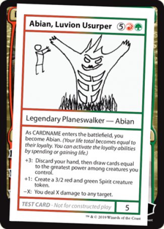 Abian, Luvion Usurper (2021 Edition) [Mystery Booster Playtest Cards] | Card Merchant Takapuna