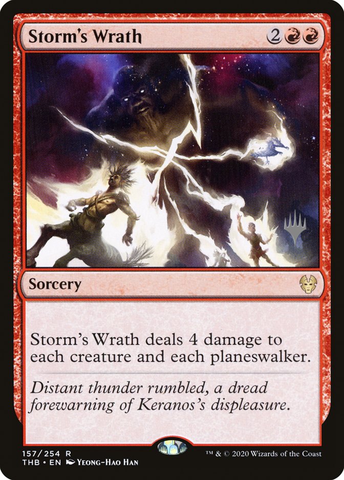 Storm's Wrath (Promo Pack) [Theros Beyond Death Promos] | Card Merchant Takapuna