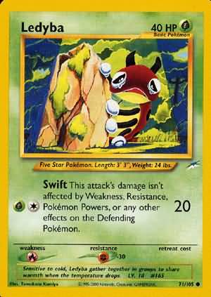 Ledyba (71/105) [Neo Destiny Unlimited] | Card Merchant Takapuna
