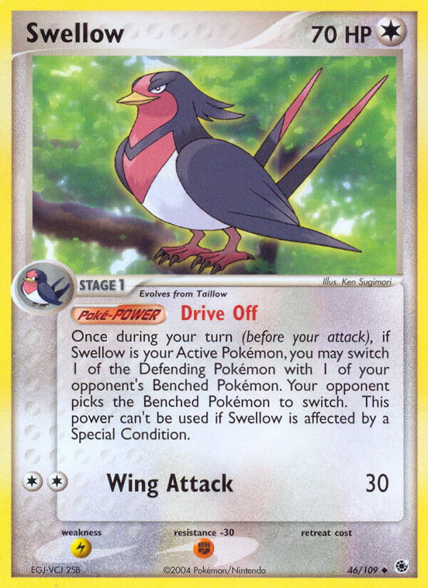 Swellow (46/109) [EX: Battle Stadium] | Card Merchant Takapuna