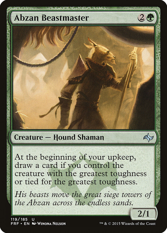 Abzan Beastmaster [Fate Reforged] | Card Merchant Takapuna