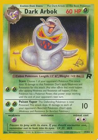 Dark Arbok (19/82) (W Stamped Promo) [Team Rocket Unlimited] | Card Merchant Takapuna