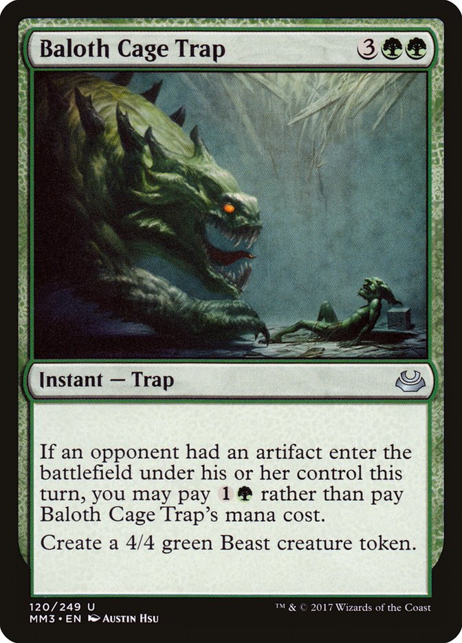 Baloth Cage Trap [Modern Masters 2017] | Card Merchant Takapuna