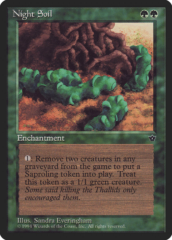 Night Soil (Sandra Everingham) [Fallen Empires] | Card Merchant Takapuna