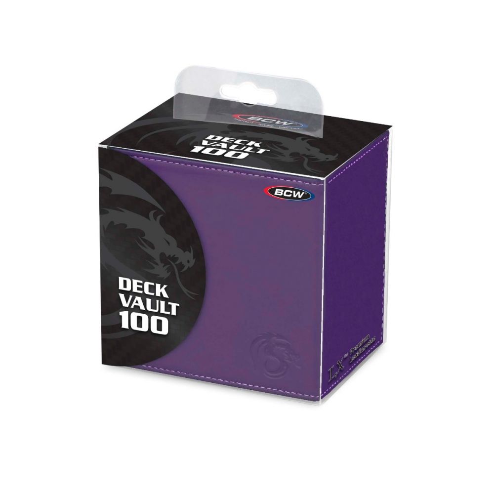 BCW Deck Vault lx (100) purple | Card Merchant Takapuna