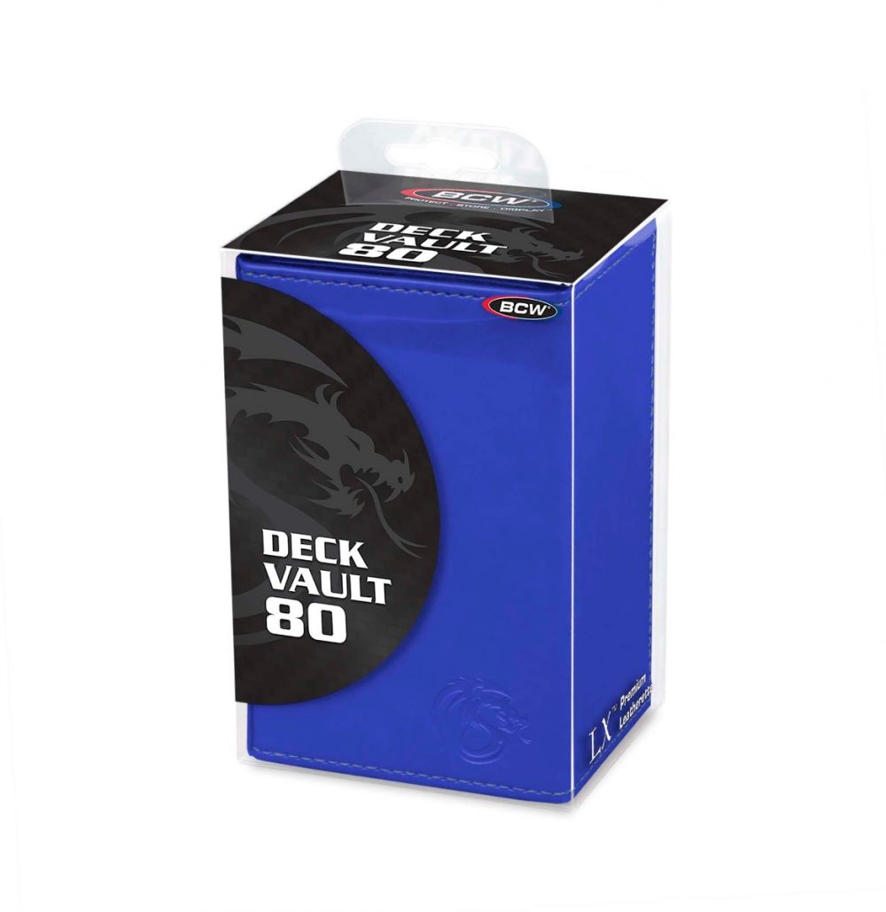 BCW Deck Vault LX (80) Blue | Card Merchant Takapuna