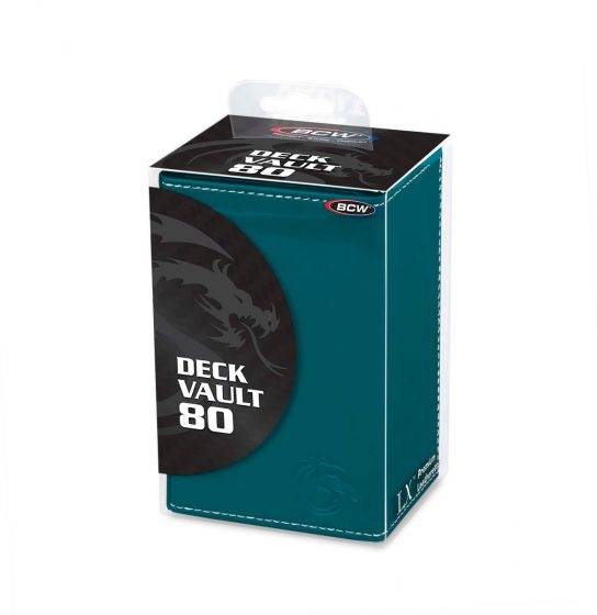 BCW Deck Vault LX (80) Teal | Card Merchant Takapuna