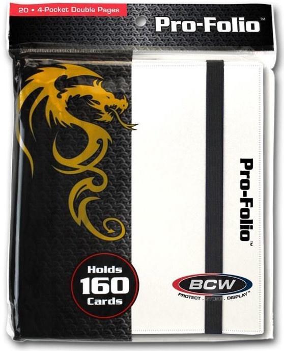 BCW 4 pocket profolio white | Card Merchant Takapuna