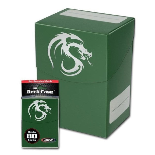 BCW Deck Case - Green (80 Cards) | Card Merchant Takapuna