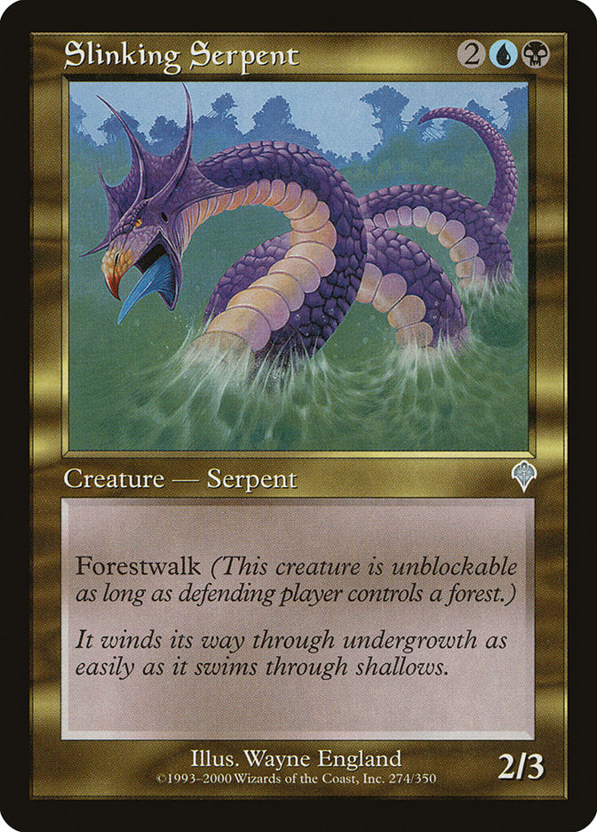 Slinking Serpent [Invasion] | Card Merchant Takapuna