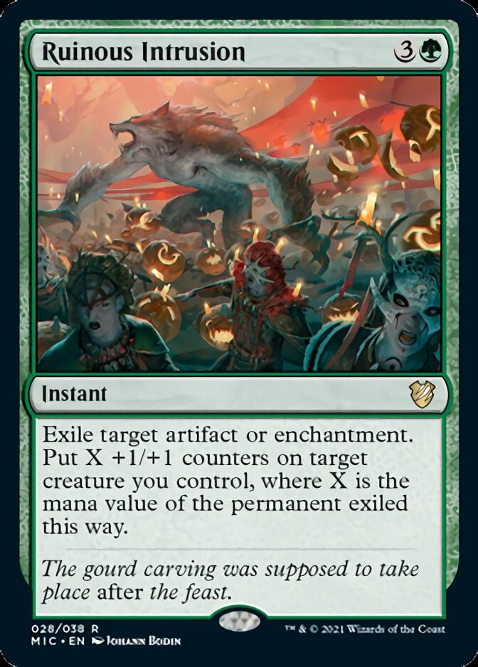 Ruinous Intrusion [Innistrad: Midnight Hunt Commander] | Card Merchant Takapuna