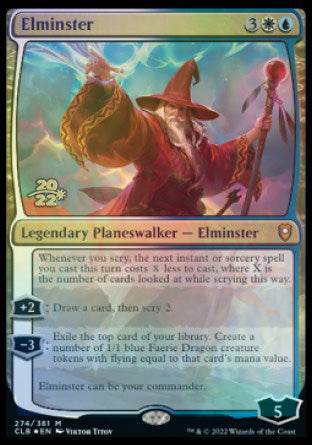 Elminster [Commander Legends: Battle for Baldur's Gate Prerelease Promos] | Card Merchant Takapuna