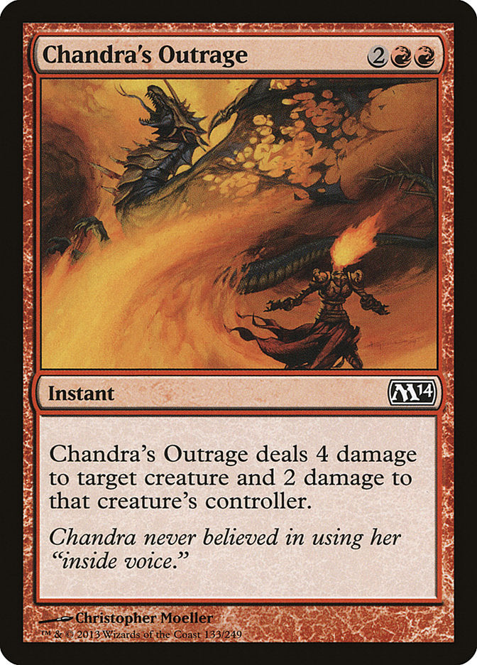 Chandra's Outrage [Magic 2014] | Card Merchant Takapuna