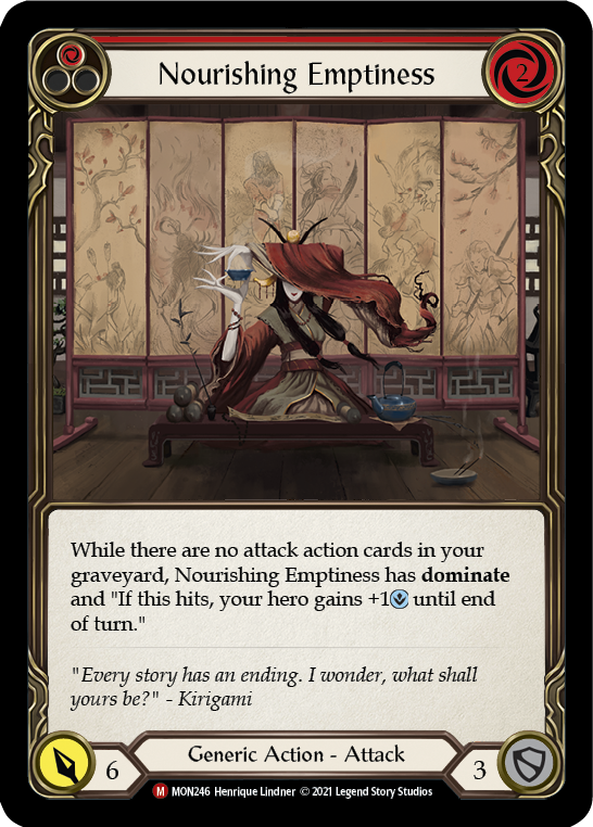 Nourishing Emptiness [MON246-RF] (Monarch)  1st Edition Rainbow Foil | Card Merchant Takapuna