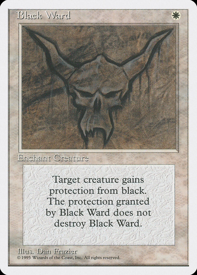 Black Ward [Fourth Edition] | Card Merchant Takapuna