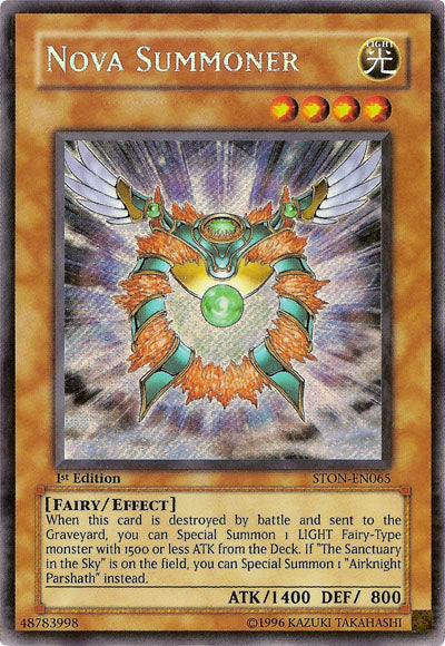 Nova Summoner [STON-EN065] Secret Rare | Card Merchant Takapuna