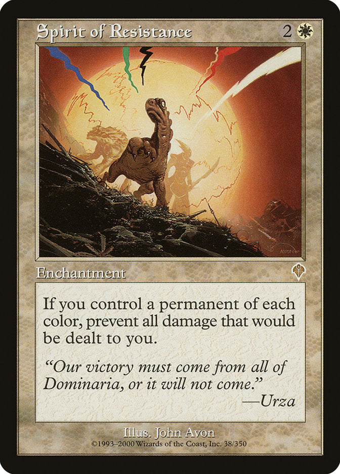 Spirit of Resistance [Invasion] | Card Merchant Takapuna