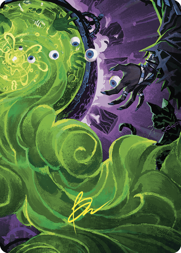 Waste Not Art Card (Gold-Stamped Signature) [Wilds of Eldraine Art Series] | Card Merchant Takapuna