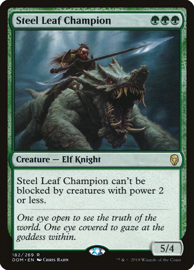 Steel Leaf Champion [Dominaria] | Card Merchant Takapuna