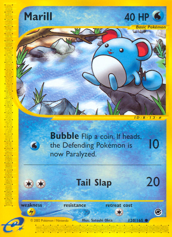 Marill (120/165) [Expedition: Base Set] | Card Merchant Takapuna