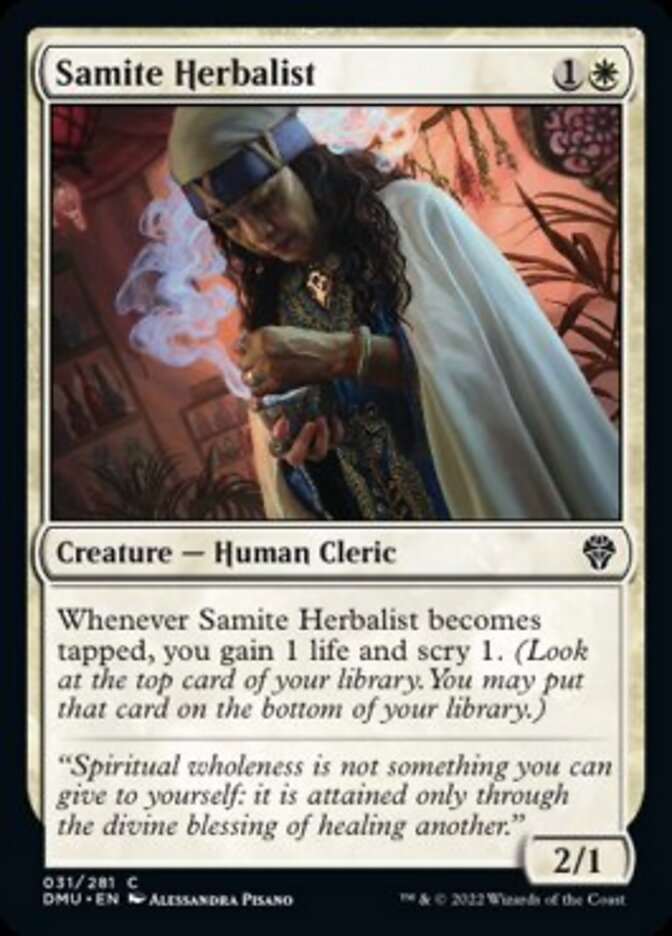 Samite Herbalist [Dominaria United] | Card Merchant Takapuna