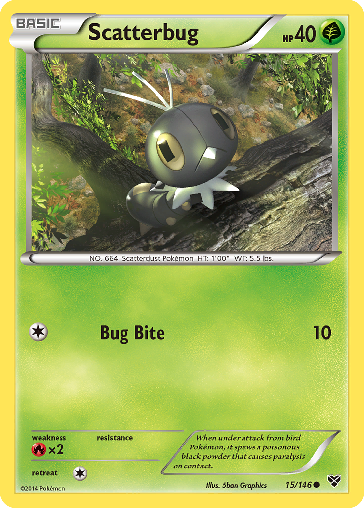 Scatterbug (15/146) [XY: Base Set] | Card Merchant Takapuna