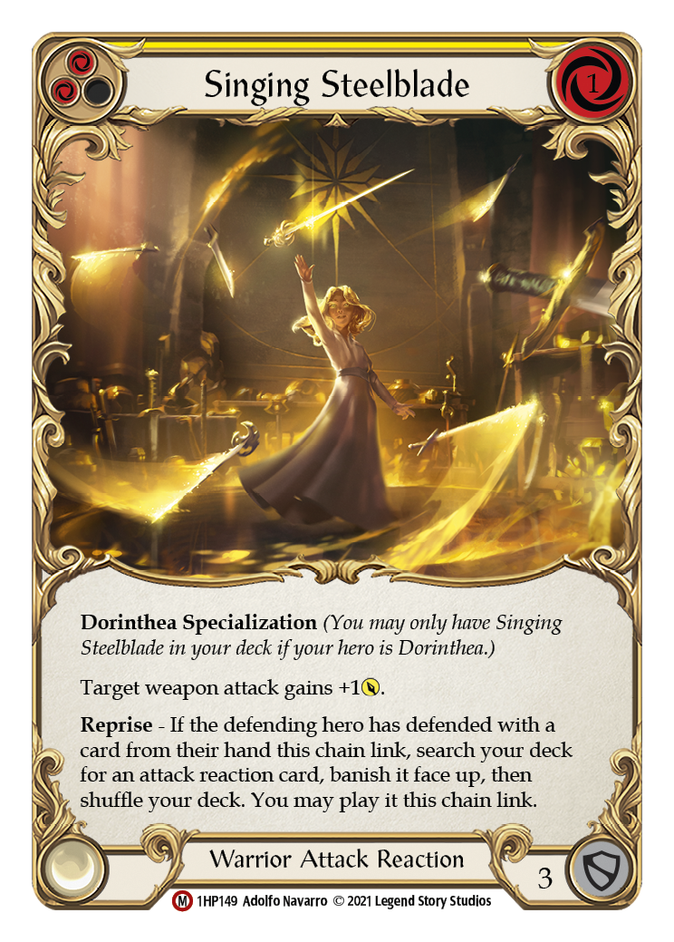 Singing Steelblade [1HP149] (History Pack 1) | Card Merchant Takapuna