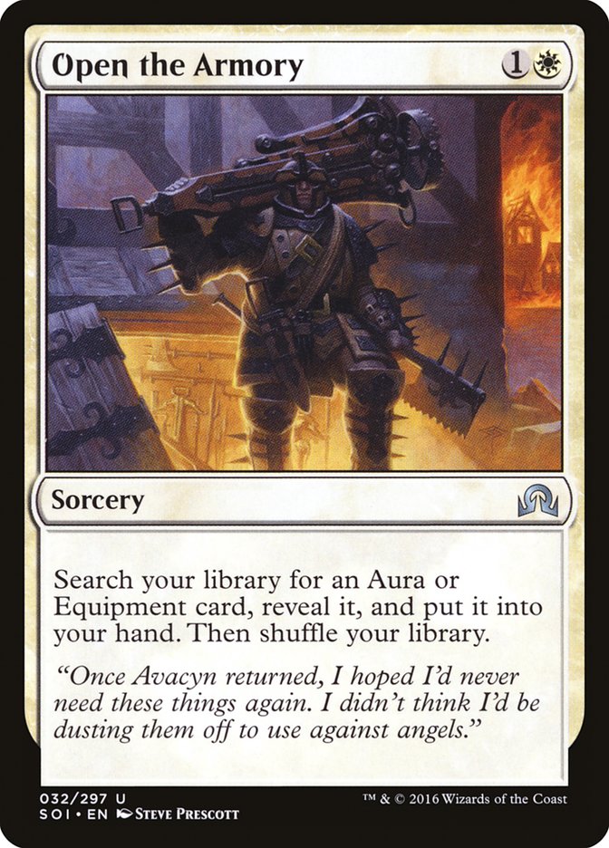 Open the Armory [Shadows over Innistrad] | Card Merchant Takapuna