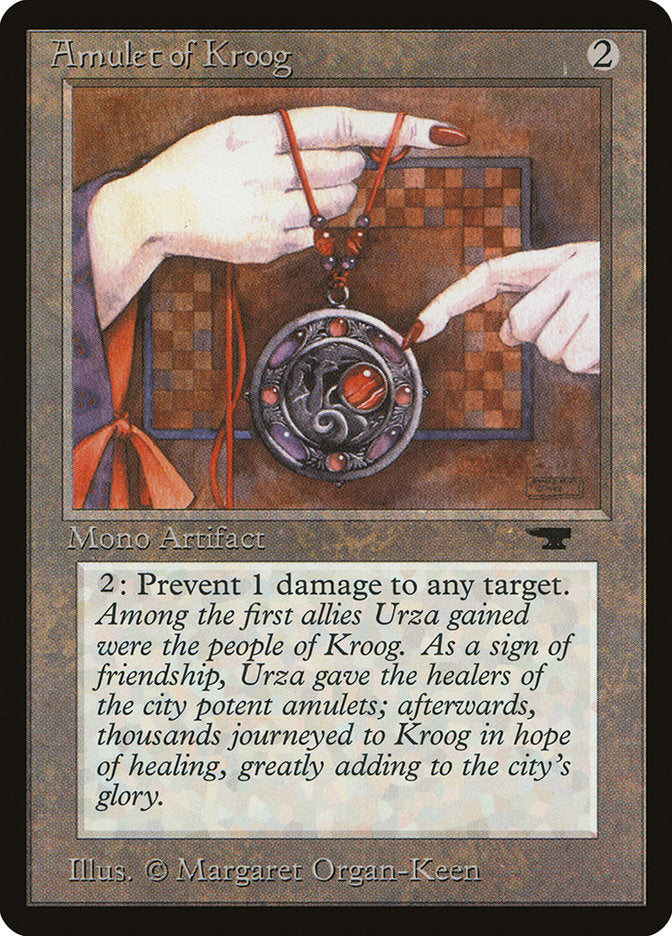 Amulet of Kroog [Antiquities] | Card Merchant Takapuna