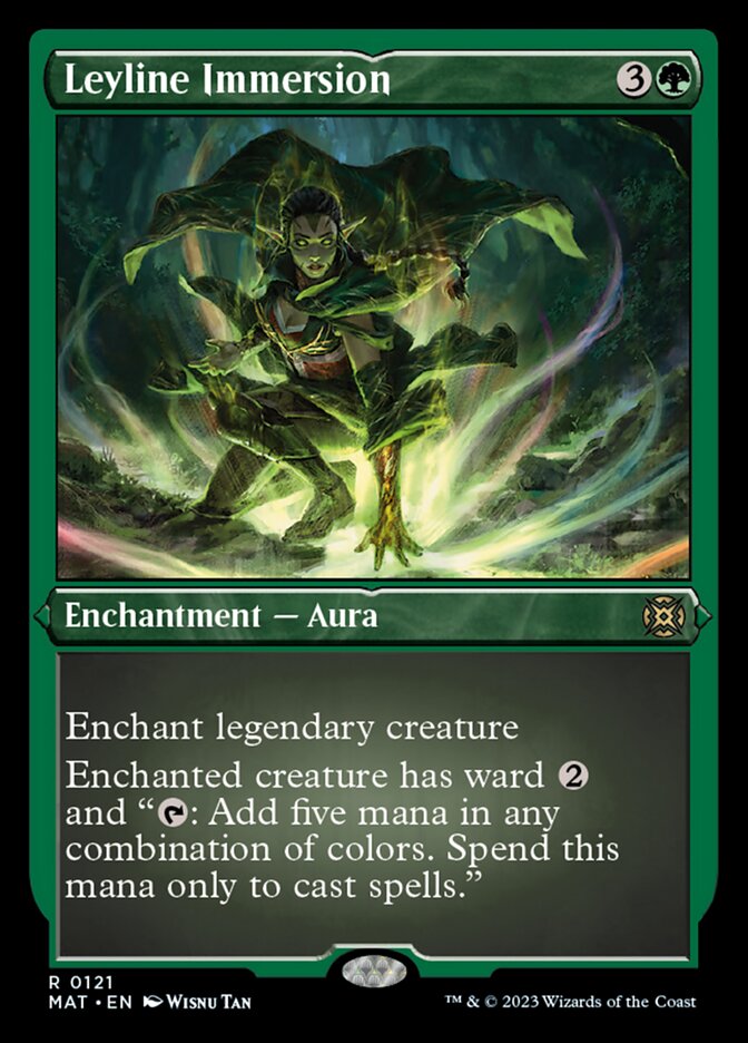 Leyline Immersion (Foil Etched) [March of the Machine: The Aftermath] | Card Merchant Takapuna
