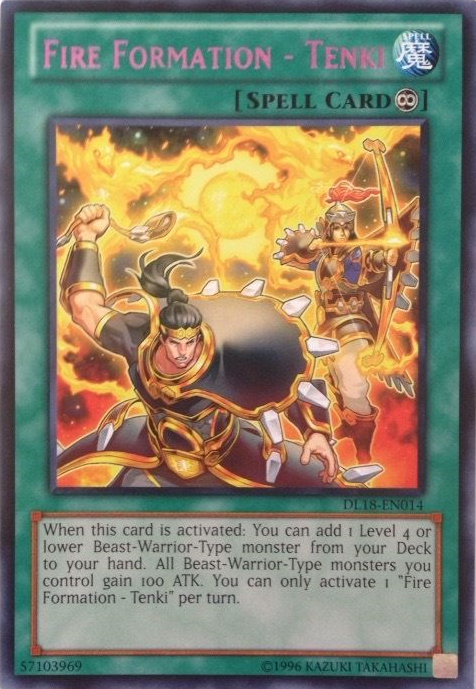 Fire Formation - Tenki (Purple) [DL18-EN014] Rare | Card Merchant Takapuna