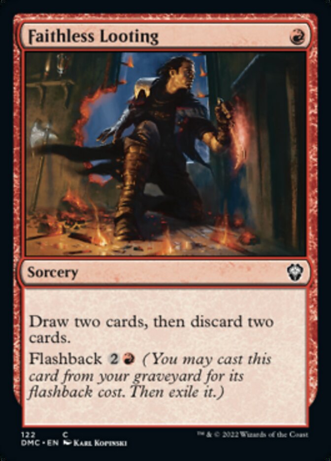 Faithless Looting [Dominaria United Commander] | Card Merchant Takapuna