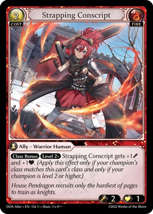 Strapping Conscript (156) [Dawn of Ashes: Alter Edition] | Card Merchant Takapuna