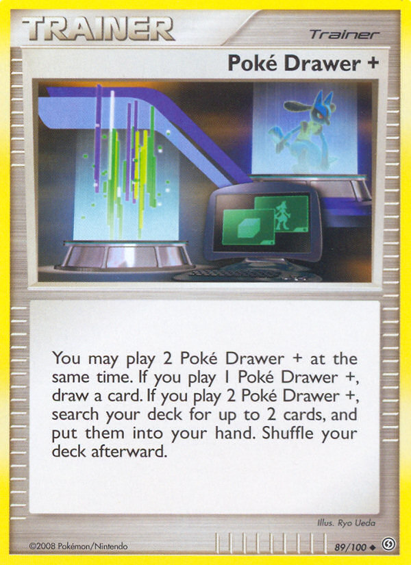 Poke Drawer + (89/100) [Diamond & Pearl: Stormfront] | Card Merchant Takapuna