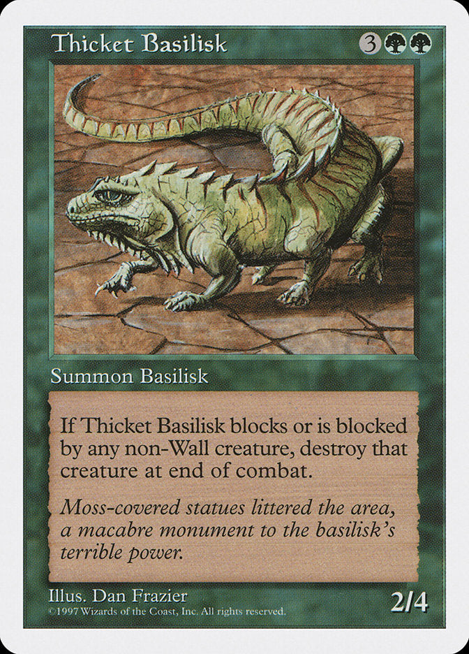 Thicket Basilisk [Fifth Edition] | Card Merchant Takapuna