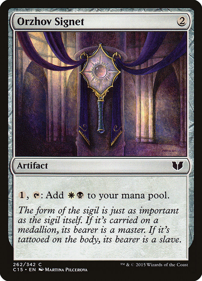 Orzhov Signet [Commander 2015] | Card Merchant Takapuna
